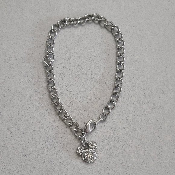 Disney Charm Bracelet, with Mickey Mouse Ears Charm - Picture 2 of 6